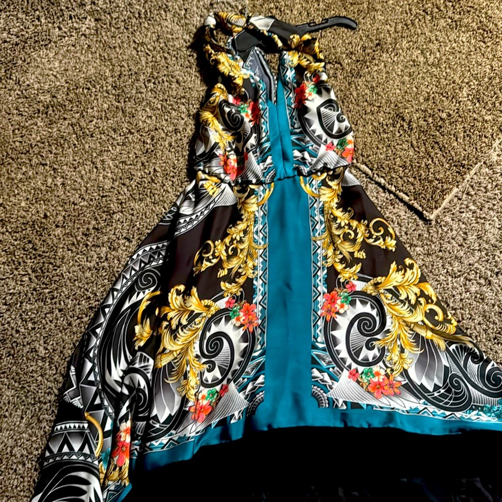100 Percent Versace Silk Dress